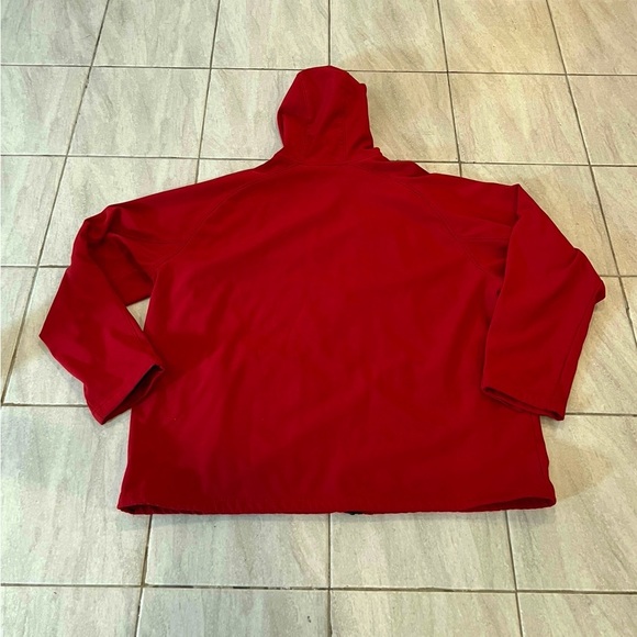 North End Men's Prospect Fleece Soft Shell Hooded Red Jacket/size 3XL - Picture 11 of 14